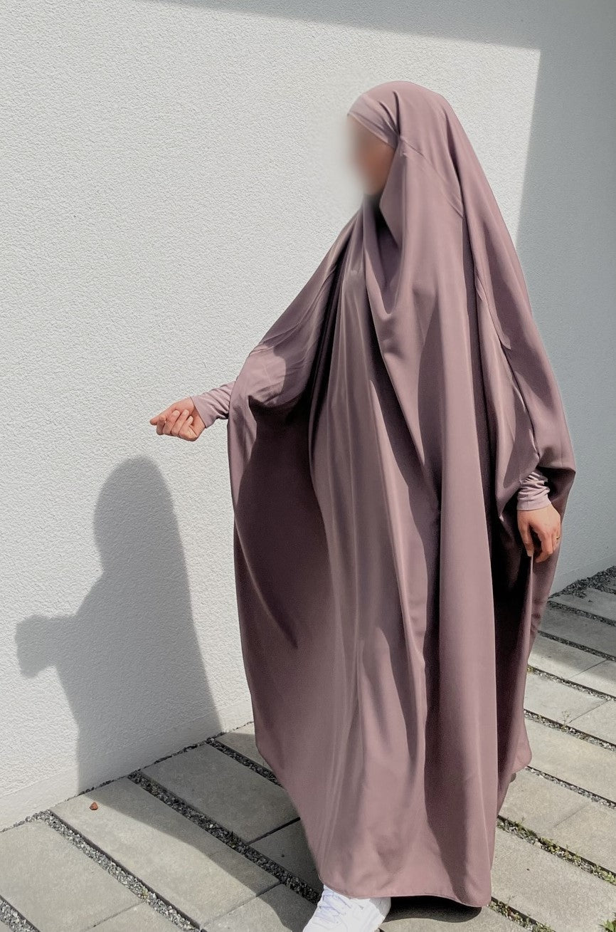 Jilbab Einteilig Taupe