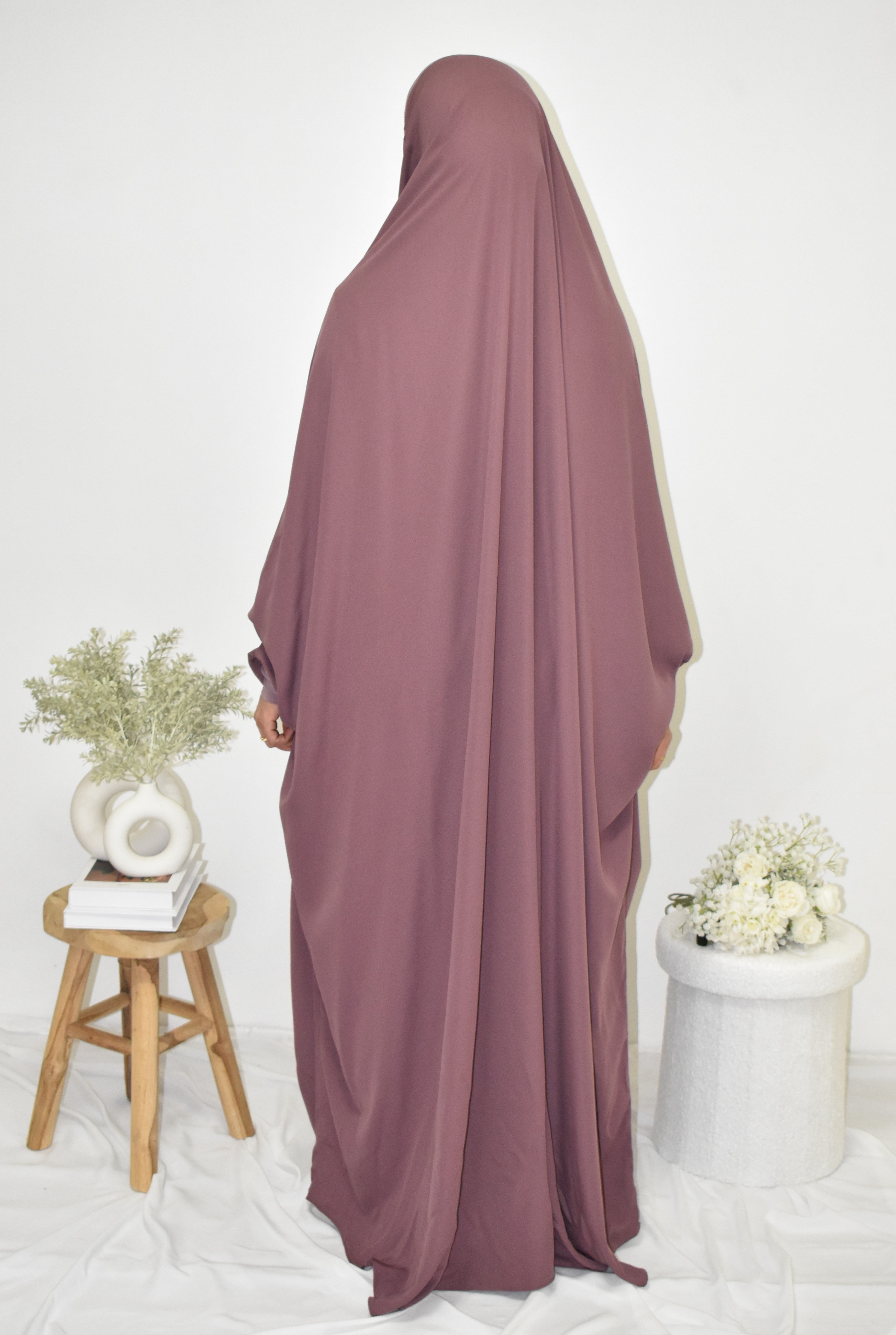 Jilbab Einteilig Grape