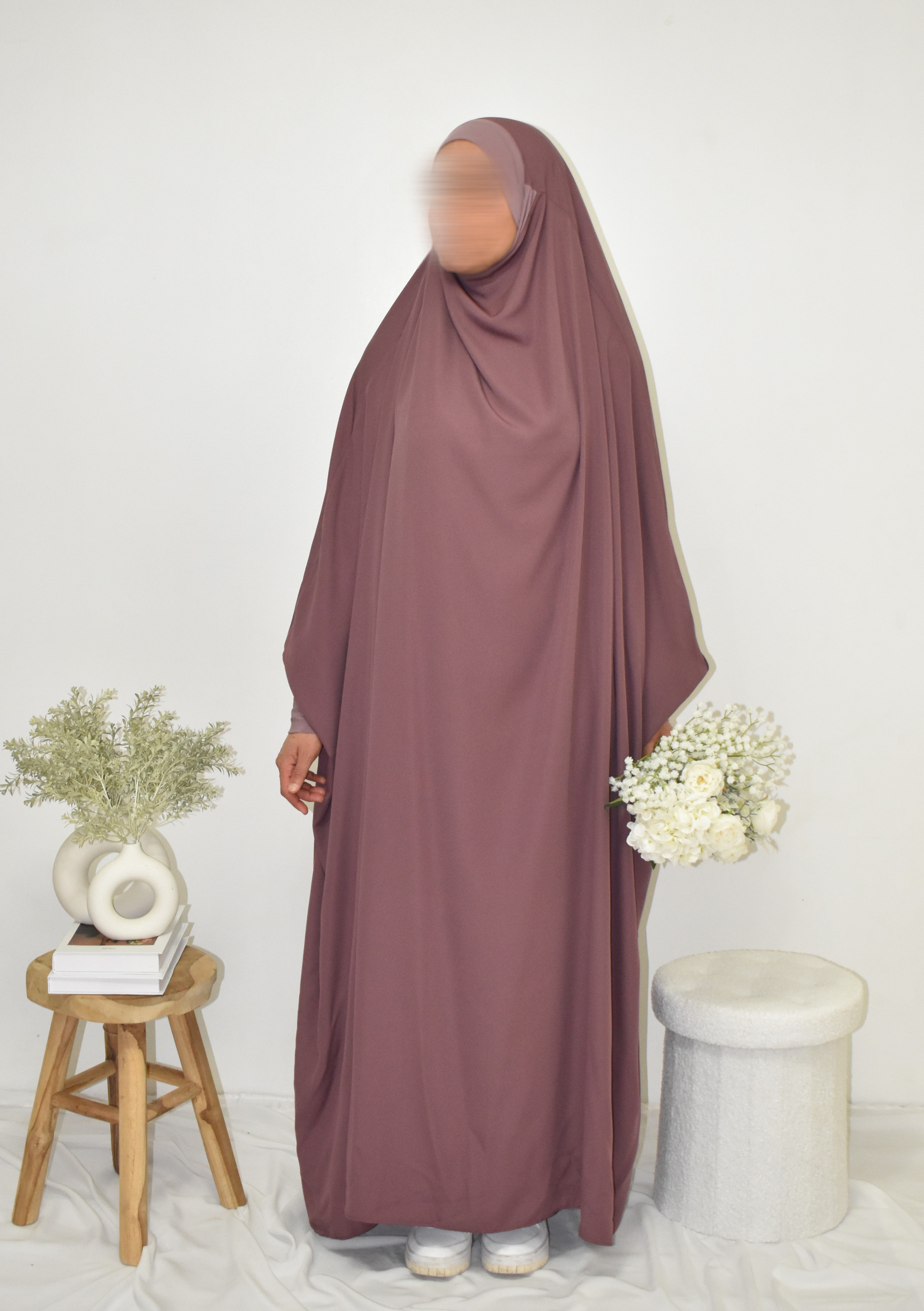 Jilbab Einteilig Grape